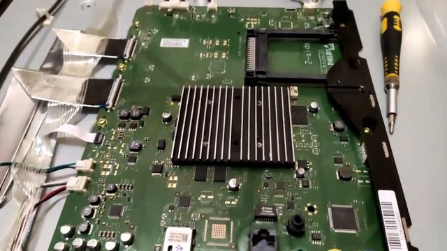 Ремонт телевизора Philips 55PFL6007. Шасси QFU2.1E. Отвал процессора. смотреть онлайн