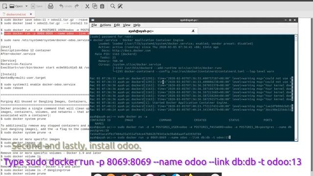 How to install Odoo using docker. смотреть онлайн