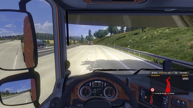 Euro Truck Simulator 2 - Patch 1.14 DAF XF Euro 6 Gameplay HD смотреть онлайн