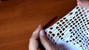 Круглая Филейная салфетка крючком (13 часть)