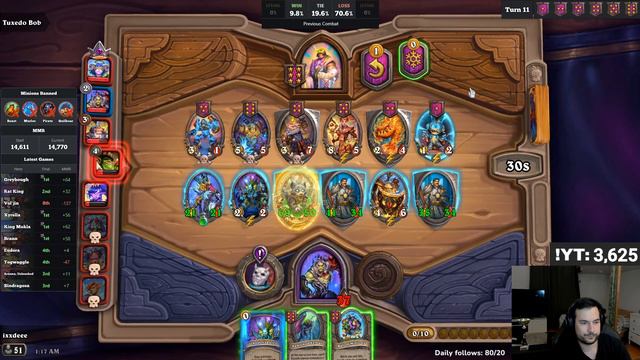 Ghastly Mask WITH Golden Felbat SCALING!! | Hearthstone Battlegrounds смотреть онлайн