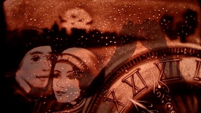 Песочная анимация на свадьбу Льва и Марины (Sand Art) смотреть онлайн