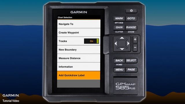 Tutorial - GPSMAP 585 Plus: Quickdraw Contours - Underwater Topographic Map смотреть онлайн
