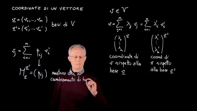 Coordinate di un vettore e cambiamenti di base смотреть онлайн