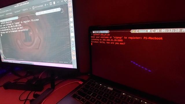 P2P Chat App Demonstration смотреть онлайн
