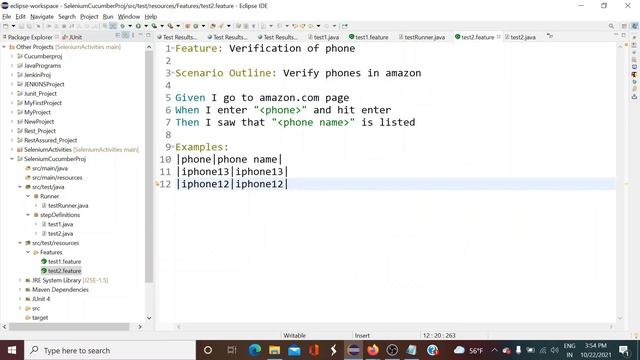 Selenium Cucumber part II | Parameterization in Cucumber| Scenario Outline in Cucumber with example смотреть онлайн