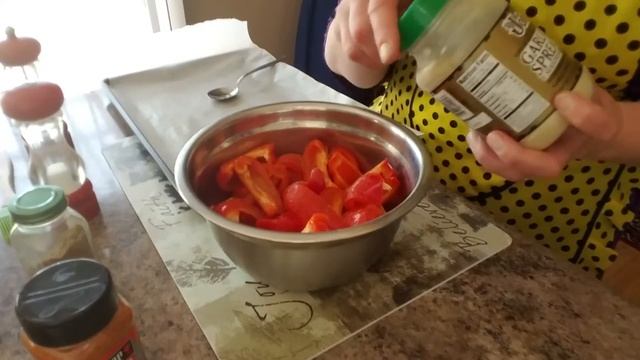 Болгарский Перец запеченный в духовке. смотреть онлайн