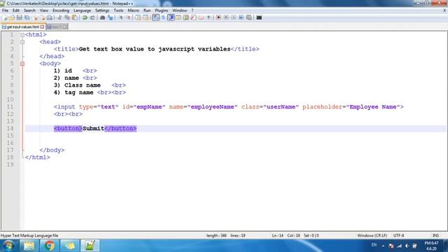 How to get textbox value by Id | Name | Class Name | Tag Name in javascript tamil смотреть онлайн