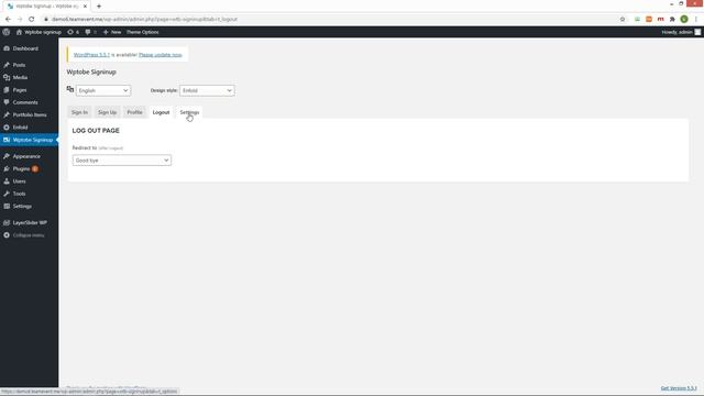 WordPress plugin for sign up, login смотреть онлайн