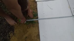 Установка каркасного бассейна на пеноплекс фундамент .