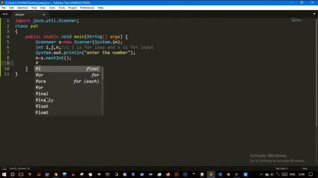 How to do Right Triangle pattern in java смотреть онлайн