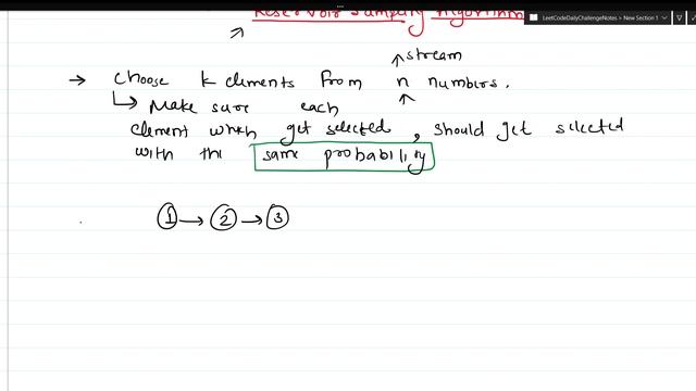382  Linked List Random Node Reservoir Sampling simple Explanation смотреть онлайн
