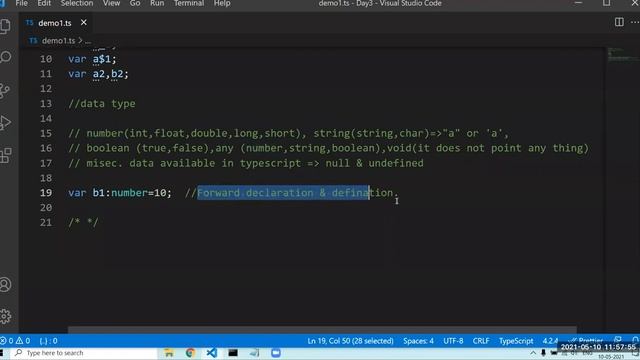 Lec8 Data Type in Typescript part2 смотреть онлайн