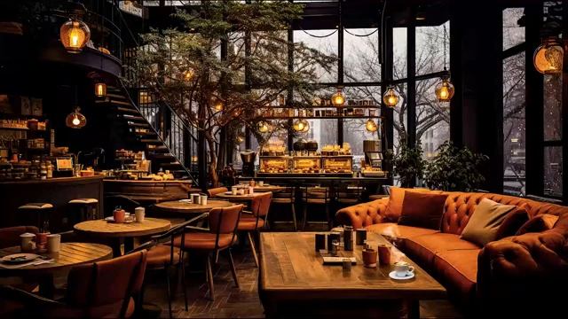 Cozy Christmas Coffee Shop Ambience With Christmas Jazz, Smooth Jazz Christmas Music For Work, Stud смотреть онлайн