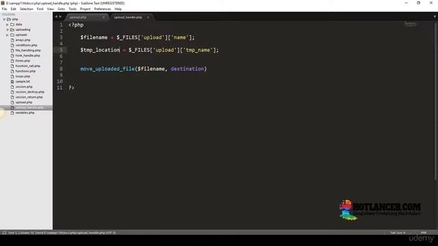 PHP mysqli tutorials 11 File Uploading with PHP – HOTLancer смотреть онлайн
