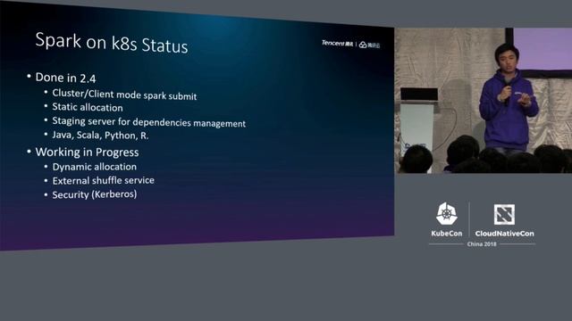 Spark on Kubernetes: Best Practice and Performance - Junjie Chen & Jerry Shao, Tencent смотреть онлайн