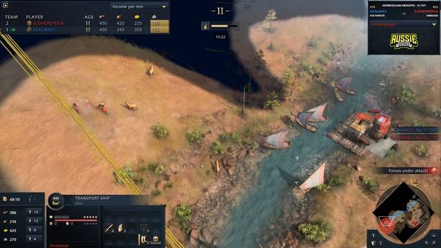Age of Empires 4 - Three Synchronized WOLOLOs! смотреть онлайн