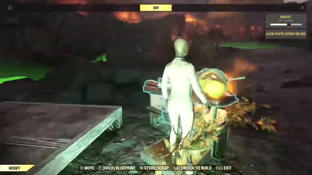 FALLOUT 76 CAMP How to - Stinky Alien Corpse Floor Decor смотреть онлайн