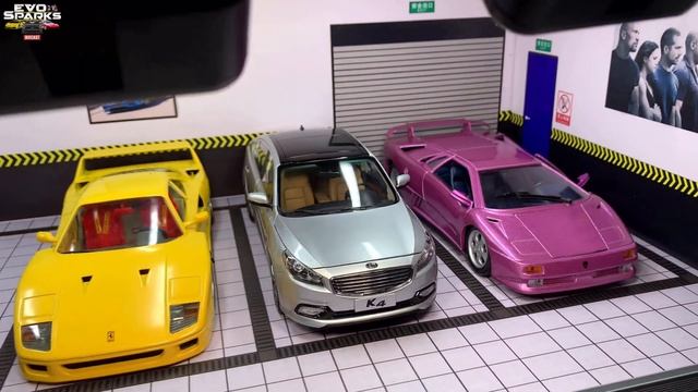 Unboxing Kia K4 1/18 Diecast Car Model смотреть онлайн