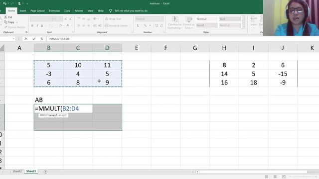 Matrix Operations using Microsoft Excel смотреть онлайн