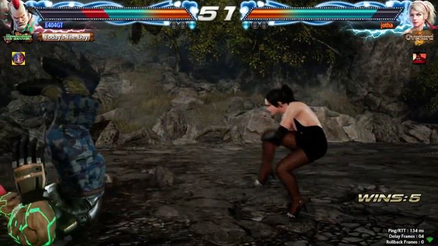 Jack 7 (E404GT) Vs Lidia (jotha) Tekken 7 Online смотреть онлайн