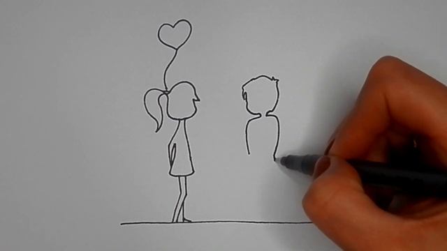Как нарисовать ВЕКТОРНЫЙ РИСУНОК МАЛЬЧИК И ДЕВОЧКА/1115/How to draw A BOY AND A GIRL смотреть онлайн