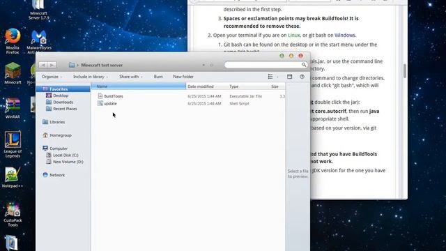 How to make a Minecraft Bukkit or Spigot Server 1.8.7 смотреть онлайн