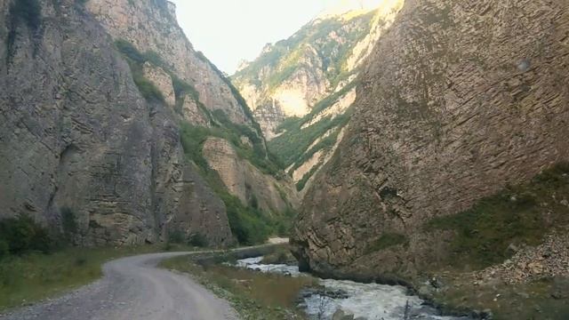 Кармадонское ущелье, ч.2. Место схода лавины. смотреть онлайн