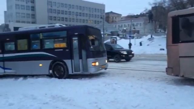 Владивосток, 19.01.2016, снег смотреть онлайн