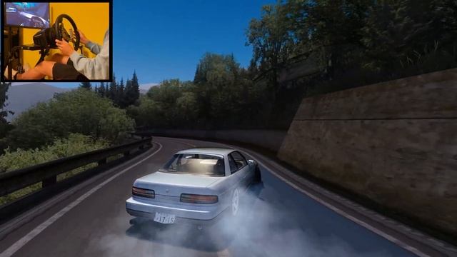 NARROW TOUGE in a NISSAN SILVIA S13 | Assetto Corsa w/Wheel Cam смотреть онлайн