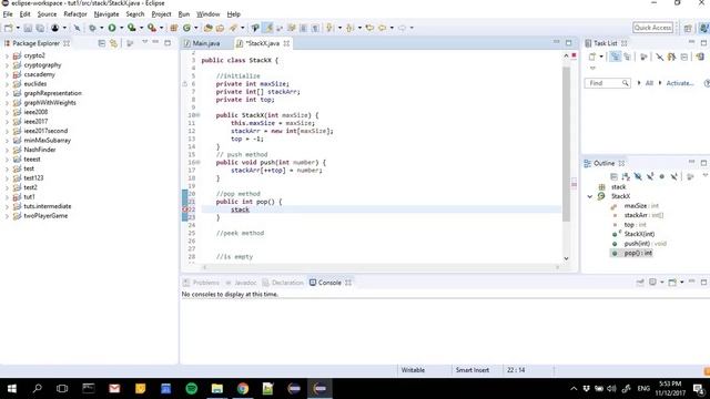 1.2 Introduction to data structures in java - Stack смотреть онлайн