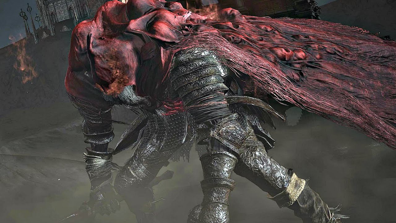 Dark Souls 3 Ringed City Битва с боссом Slave Knight Gael