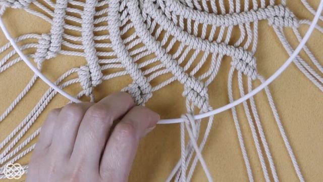 DIY Circular Macrame Wall Hanging SUN Dreamcatcher смотреть онлайн