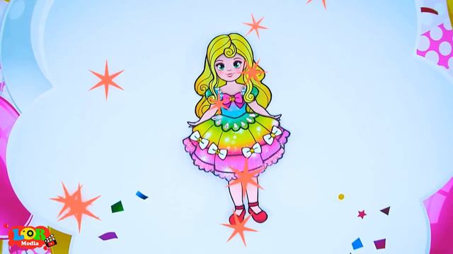 Cartoon - Paper Diy Rapunzel Bald Angel Vs New Hair - Rapunzel Compilation 놀이 종이