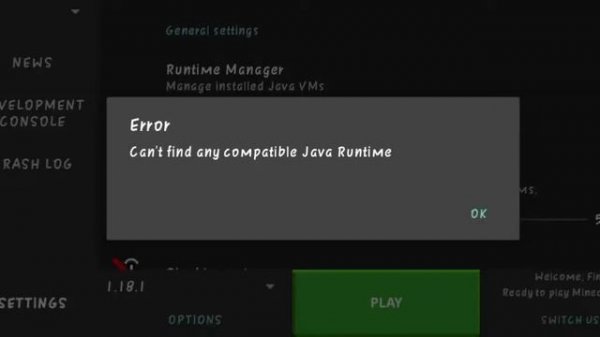 How to fix cant find any java runtime(pojavlauncher) [easy]