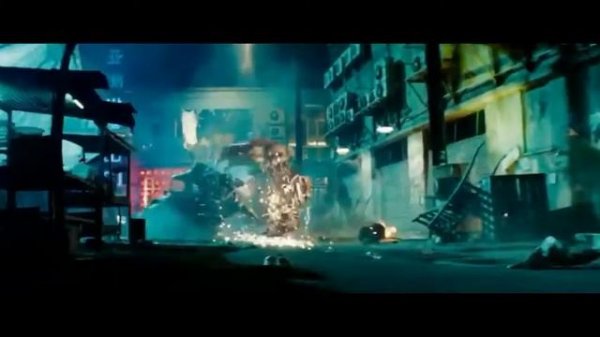 Transformers: Revenge of the fallen (2009) Arcee sisters and sideswipe vs sideways/  Sideways death