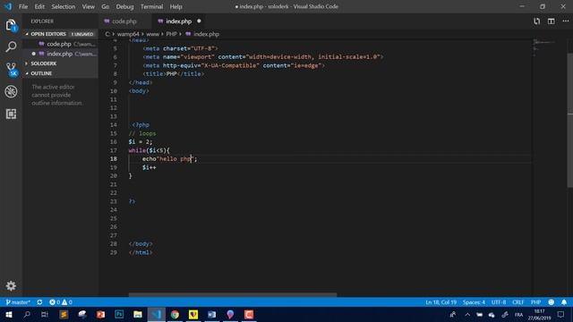 #web_coding #php #responsive # loops 14/ PHP Les bases de PHP Loops while darija смотреть онлайн
