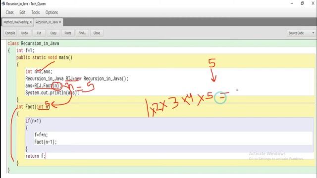 ICSE 10th Computer Application || Recursion in Java with Example (Factorial Using Recursion) смотреть онлайн