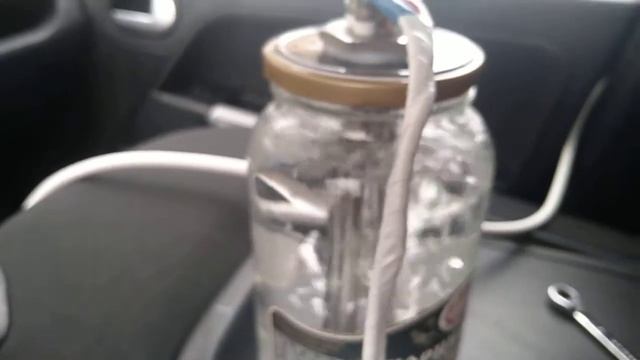 чайник в автомобиль своими руками(300ватт 12 вольт) проба.. смотреть онлайн