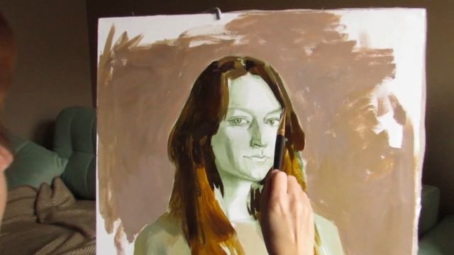 Портрет маслом. Часть-3. Живопись Виктории Харченко смотреть онлайн