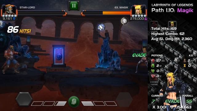 Labyrinth of Legends Path 1.10: Magik | Marvel Contest of Champions смотреть онлайн