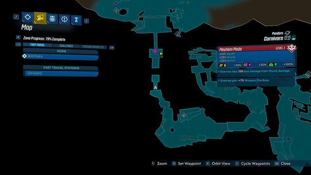 All Named Locations Carnivora Borderlands 3 смотреть онлайн