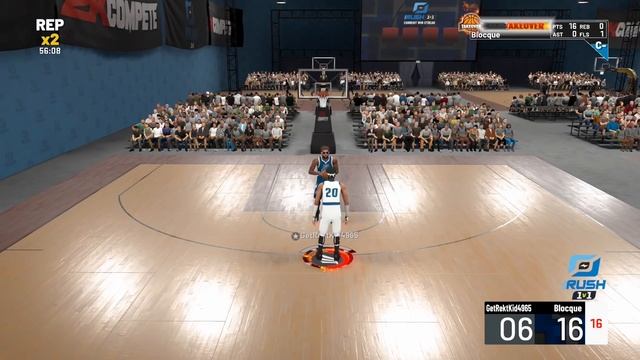 7'2 slasher dominates rush 1v1 ( Contact Dunks) #nba2k21 смотреть онлайн