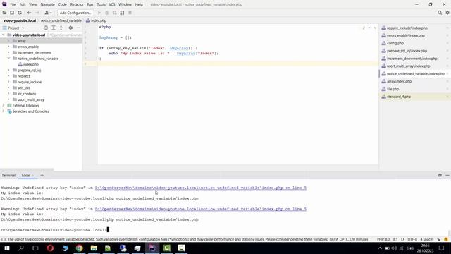ЯК ВИПРАВИТИ ПОМИЛКУ "WARNING: UNDEFINED ARRAY KEY" НА PHP? смотреть онлайн