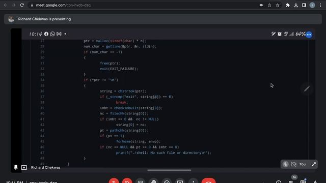 C Simple Shell Project (PART 2 ) By Richard ---- Session: 20 February 2023, 9 PM смотреть онлайн
