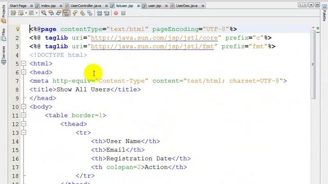 JSP Class Lecture(JSTL CRUD MVC Example)- Class 13 смотреть онлайн