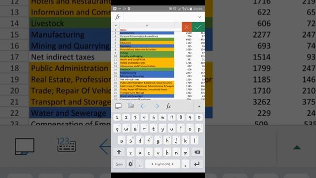 National Income Accounting on Excel sheet, Part 1 смотреть онлайн