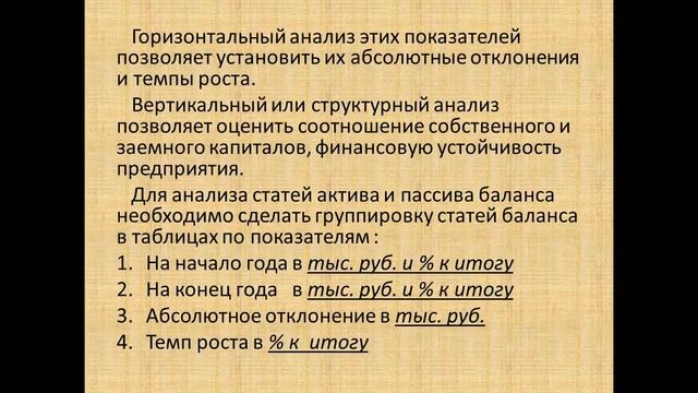 ОАБО группа 151 152 на 30 января Практическое занятие Анализ ББ по структуре и динамике смотреть онлайн