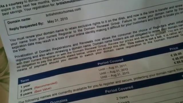 Domain Renewal Group Scam смотреть онлайн