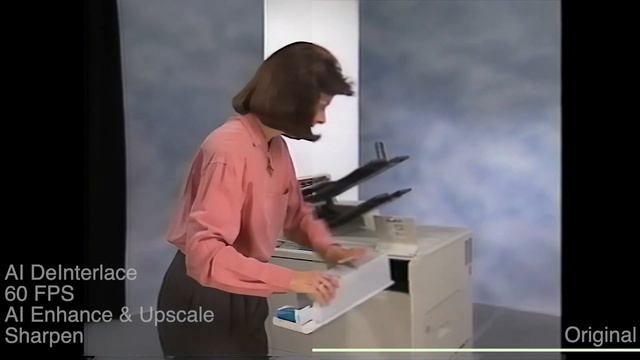 VHS IBM 3130 Printer Training - Topaz Labs Video Enhance AI Demo смотреть онлайн